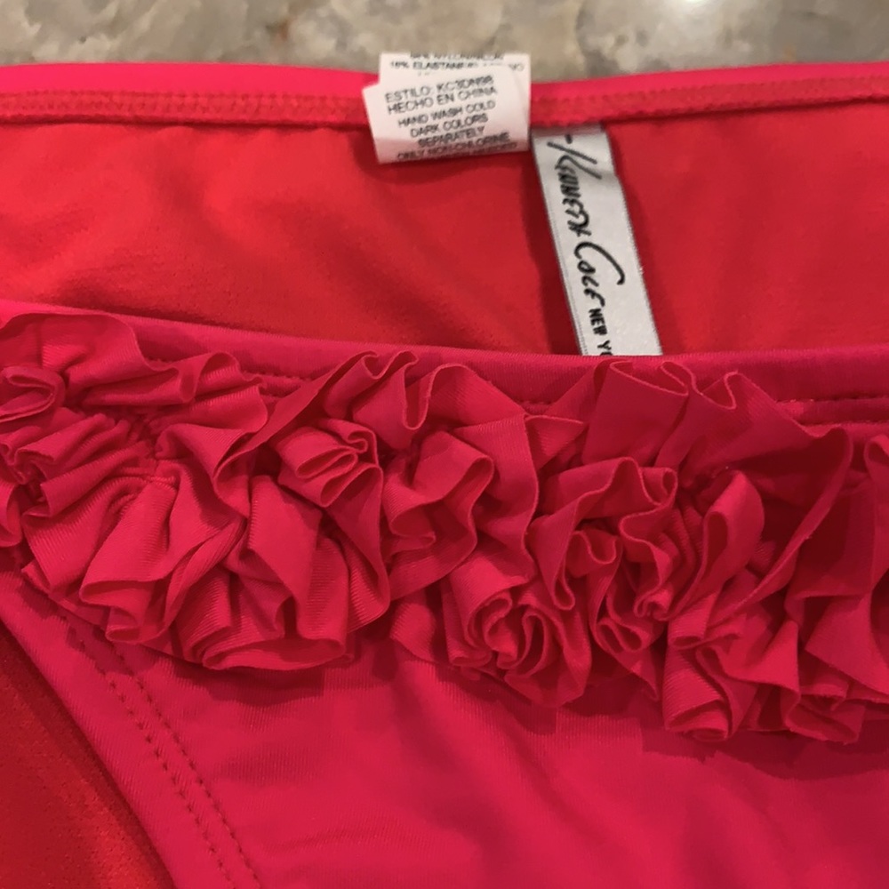 NWT Kenneth Cole Hot Pink Bikini Bottoms! - Picture 2 of 4